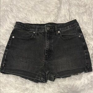 Women's Black Denim Shorts